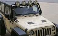DriveOffroad: Performance Vented Hood, 07-14 Jeep Wrangler JK At $699.99