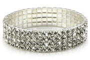 End Of Retail: $2 Off  25 Carat Swarovski Crystal Stretch Bracelet