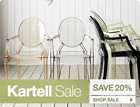 Office Designs: 20% Off Kartell Products + Free Shipping