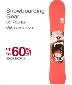 6PM: 60% Off Snowboarding Gear