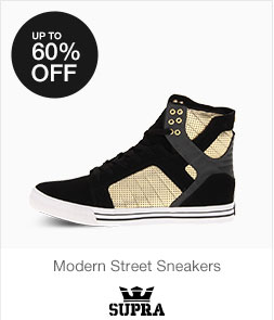 6PM: 60% Off Modern Street Sneakers + Free Shipping
