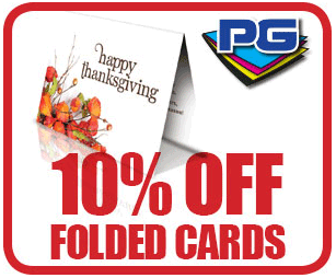 PGprint: 10% Off Folded Cards
