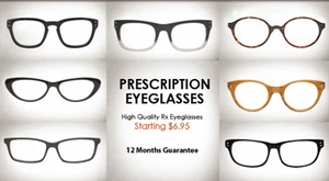 EyeBuyDirect: $6.95 Eyeglasses