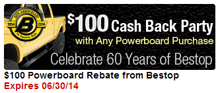 StreetSideAuto: $100 Powerboard Rebate From Bestop