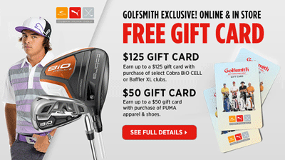 Golfsmith: FREE Gift Card!