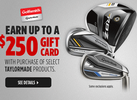 Golfsmith: FREE Gifts Cards On TaylorMade Products