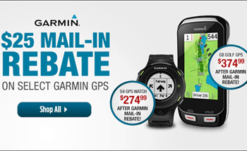 Golfsmith: Garmin $25 Rebate!