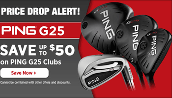 Golfsmith: Save Up To $50 On PING G25 Golf Clubs!