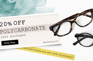 EyeBuyDirect: 20% Off Polycarbonate