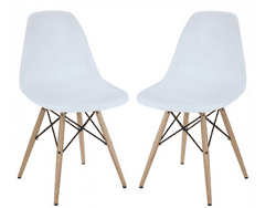 PolyandBark: $62 Off Eames Style Molded Plastic Dowel-Leg Side Chair