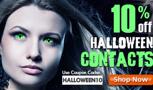 Discount Contact Lenses: 10% Off Halloween Contacts