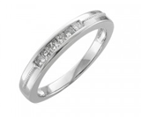 Diamond Delight: Men's Wedding Rings Starting At $19.99