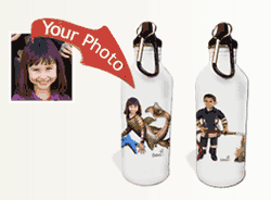 Flattenme: Custom Water Bottle Starring Your Child For $24.95