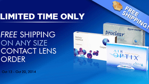 Discount Contact Lenses: Free Shipping Contact Lens Order