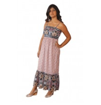 Wholesale Fashion Deals Online: Long Two Print Maxi Dress