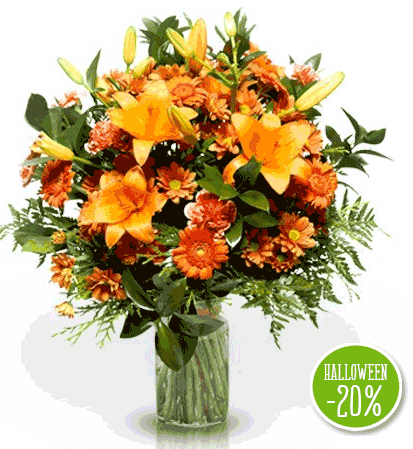 Flora Queen: Perfect Sunrise: Orange Lilies And Carnations