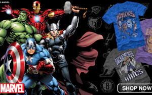 Fifth Sun: Marvel NBA Shirts From $18