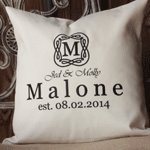 Heritage Wedding: Shop For Personalized Pillow