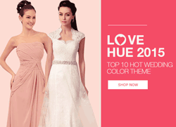 Milanoo: Shop 2015 Top 10 Hot Wedding Color Theme