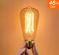 Banggood Edison Bulbs: 46% Off  + Free Shipping