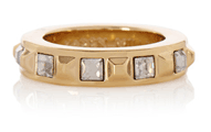 Karen Millen: Square Crystal Stud Ring For $29