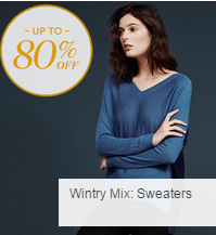 Gilt: 80% Off Wintery Mix Sweaters