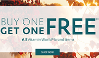Vitamin World: Buy 1 Get 1 Free + Free Shipping