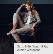 Gilt: Shop For Gilt X Tide: Wash & Go Winter Wardrobe