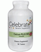 Nashua Nutrition: Celebrate - Calcium PLUS 500 Chewable For $19.95