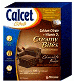 Nashua Nutrition: Calcet Calcium Creamy Bites - Chocolate Fudge For $12.95