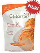 Nashua Nutrition: Celebrate - Protein 20: Caramel Vanilla Swirl (15 Servings) For $19.95