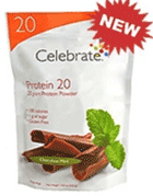 Nashua Nutrition: Celebrate - Protein 20: Chocolate Mint (15 Servings) For $19.95