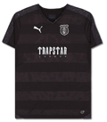 Slam Jam Socialism: Puma Trapstar Football Kit T-Shirt Black For  £67.5