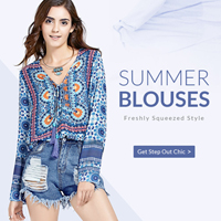 Rose Gal: 50% Off Summer Blouses + Free Shipping