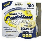 Nashua Nutrition: MHP Fit & Lean Power Pak Pudding - Delicious Vanilla Creme (4/Box) For $11.99