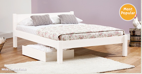 Get Laid Beds: White Knight Bed Was £193