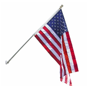 American Flags: 21% Off Premium Spinning Pole US Flag Set
