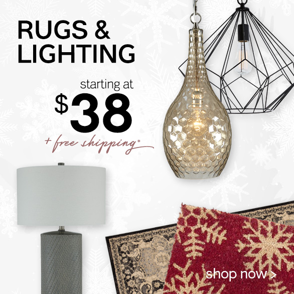 Ashley Homestore: Rugs & Lighting Starting At $38