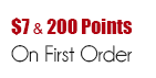 Wholesale7: $7 & 200 Points On First Order