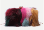 EmmaCloth: Just Need $28.99 Random Color Fox Fur Zip Closure Crossbody Chain Bag