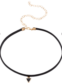 EmmaCloth: 67% Off Black Triangle Pendant Thin Choker Necklace