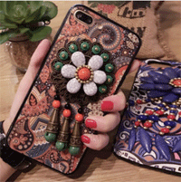TVC-MALL: Beads Pendant Patterned Hard Back Case Just For $4.09
