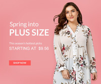 Rose Gal: Plus Size Spring Sale Starting At $9.56