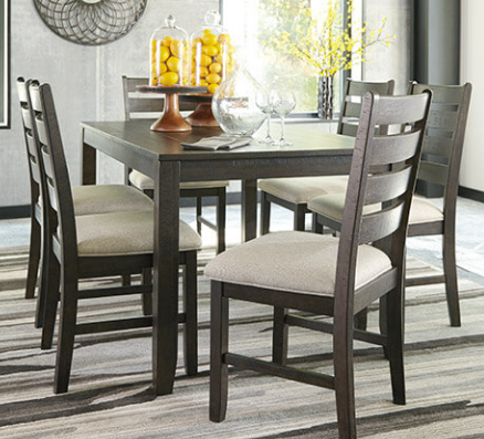 Ashley Homestore: Rokane Dining Room Table And Chairs For $548
