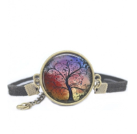 Beautifulhalo: Only $6.77 ! Galaxy Tree Metal Gemstone Vintage Bracelets