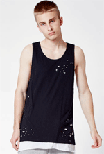 PacSun: 70% Off PacSun Nobu Destroyed Layer Extended Length Tank Top