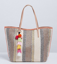 Lane Bryant: Tote With Poms