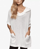 James Perse: 60% Off Knit Mesh Hooded Pullover