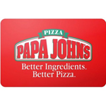 Ebay: 10% Off Papa John's Gift Card