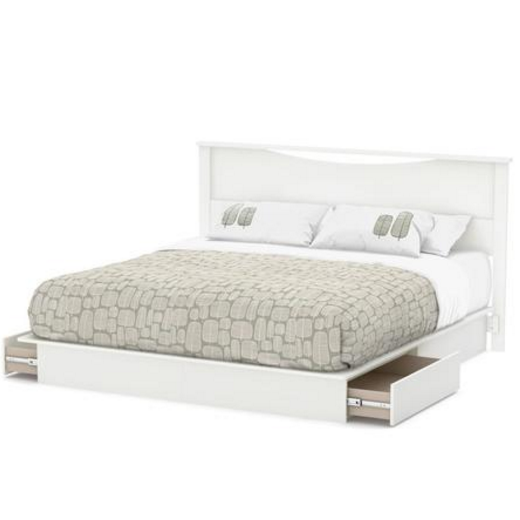 Peazz: Step One Collection King Platform Bed